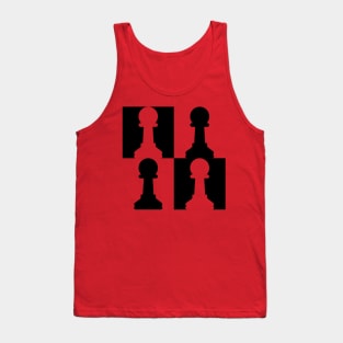 Chess pawns Tank Top